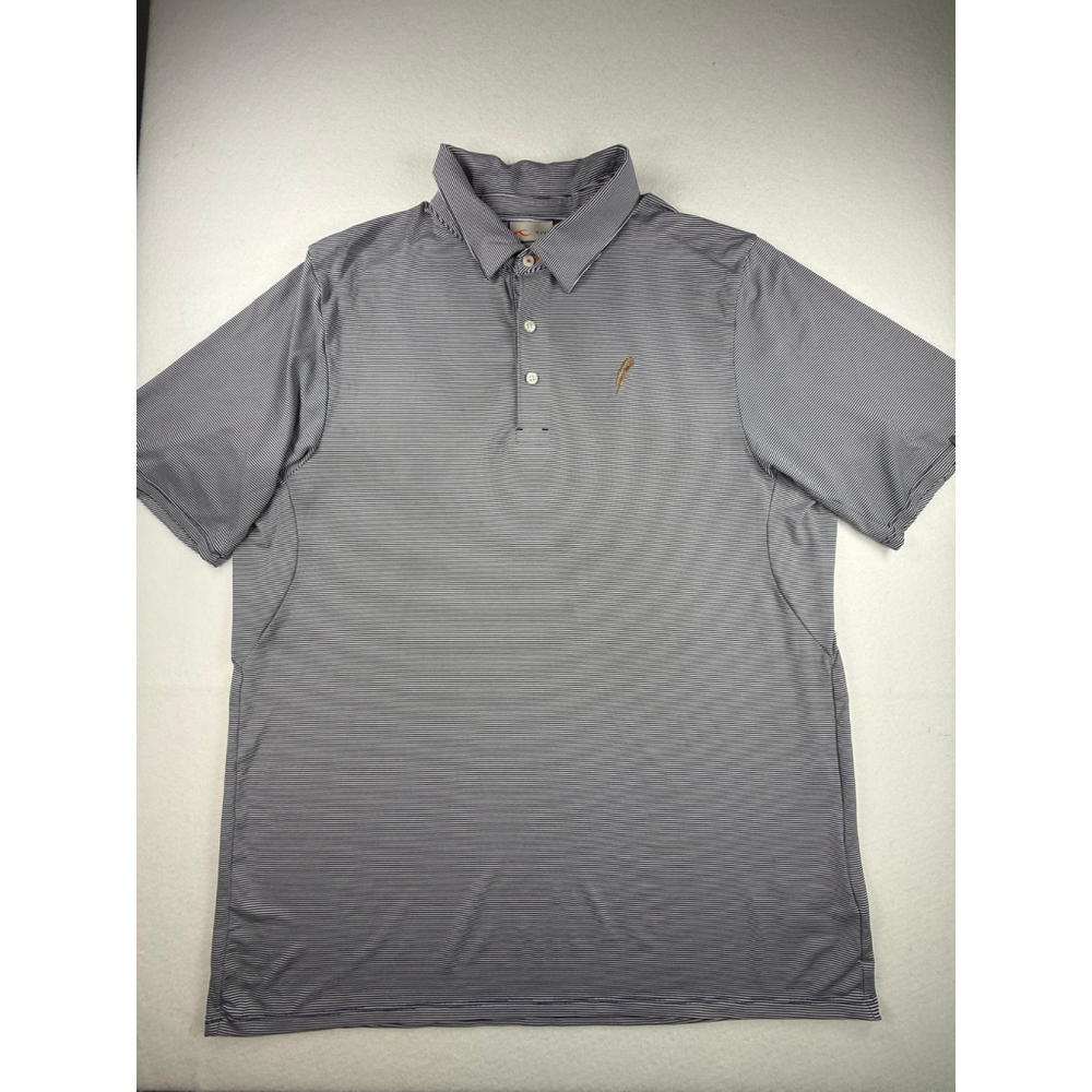 KJUS Men’s Soren Striped Performance Polo Shirt UPF 50+ Size XL